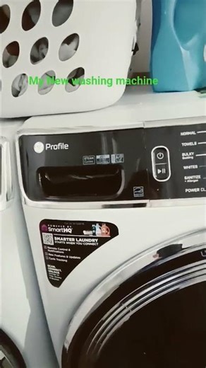 my new GE washing machine