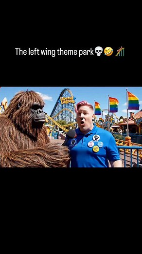 Welcome to Liberal Lagoon — where even the rides can’t decide what they are.💀🤣 #fyp #veo3 #aimemes #bigfoot #trendingnow #bigfootvlog #bigfootisreal #googleai | Bigfoot-Un Censored