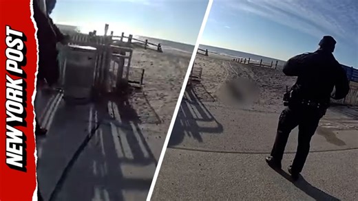 Bodycam video shows NYPD officers shooting a Queens raccoon after it charged at people on boardwalk