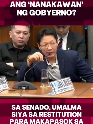 Si Discaya, victim daw—samantalang bilyon ang pinag-uusapan. Sa halip na malinaw na restitution, siya pa ang nagsasabing siya ang “nanakawan” para makapasok sa Witness Protection Program. Hustisya ba ’to o palusot? #Discaya #BlueRibbon #Senado #NoToCorruption #BalitaPH #fyp #foryou