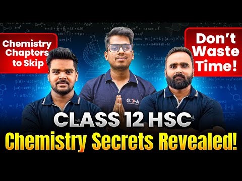 ये गलती मत करना 😭 Don’t Waste Time! ⏰ Class 12 Chemistry Secret to Score 90+ | HSC Board GDA