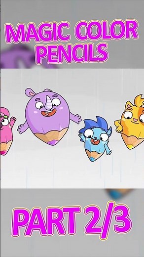 Magic color pencil song ✏️🌈 PART 2 🐨 Kids songs and nursery rhymes #forkids #preschool