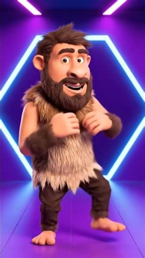 Caveman Dances on TikTok 🎵 | Hilarious AI Shorts