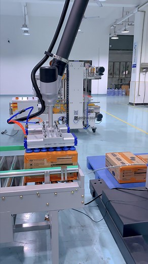 Cardboard box collaborative palletizing machine, automatic palletizing #palletizingmachine #automaticpalletizingmachine #cardboardboxcollaborativepalletizingmachine #collaborativepalletizingrobot #palletizingrobot