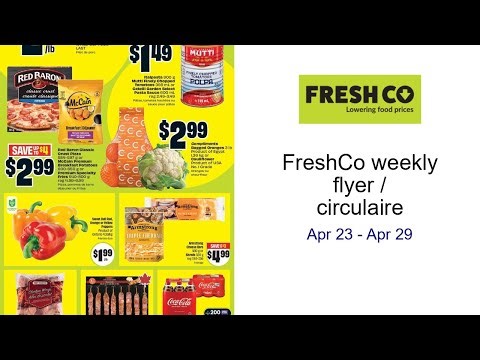 FreshCo weekly flyer / circulaire Apr 23 - Apr 29