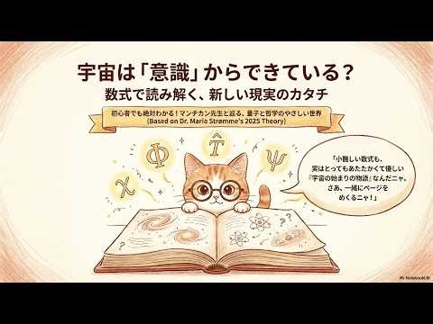 【数式説明】宇宙は意識から出来ている？