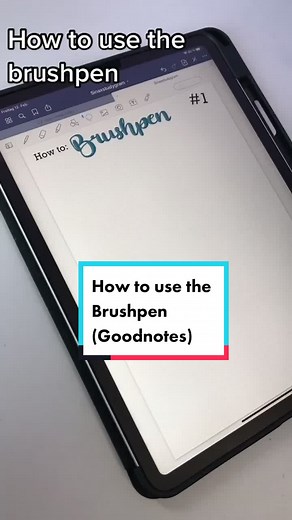 Brushpen Tutorial on GoodNotes