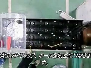 バッテリー一括補水装置 bFs の取付動画 （フォークリフト リーチタイプ）