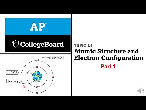 1.5. Atomic Structure and Electron Configuration | Part1| College Board | AP Chemistry