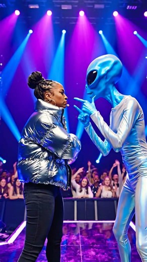 Alien 👾 👽 🆚 American rapper Alien Rap star #rapper #hiphop #freestyle #music #rap #rap