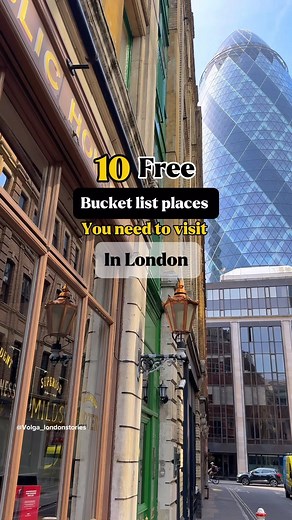 10 Free places you can’t miss in London. Save them for your perfect day out in the capital. Follow @volga_londonstories for amazing things to do in London and best places to visit. 🎥 @volga_londonstories . . . . . . #londoncity #londonlife #whattodoinlondon #thingstodo #dateideas #londontourist #londontrip #londondiaries #londonbest #secretlondon #londonparks #londonmuseums #visitlondon #london4all #londonvibes #placestovisit #dayinlondon #hiddenlondon #londonlandmarks #londres #explorelondon #