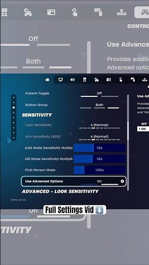 *NEW* BEST Controller Settings and Sensitivity For Fortnite Chapter 7 Season 2! #fortnitesettings