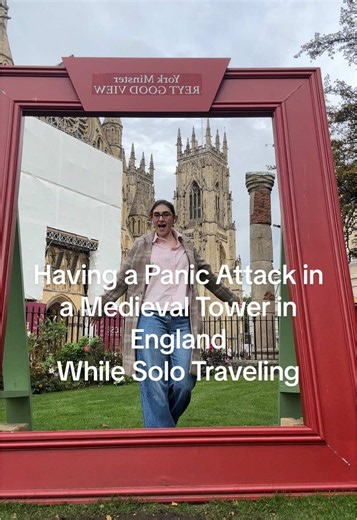 I can do hard things, and traveling gets me to do that more often than not. Was going to the top of this medieval tower traumatizing? Yes. But I didn’t regret it!! #solotravel #chaotictravel #chaos #yorkshire #york #england #medieval