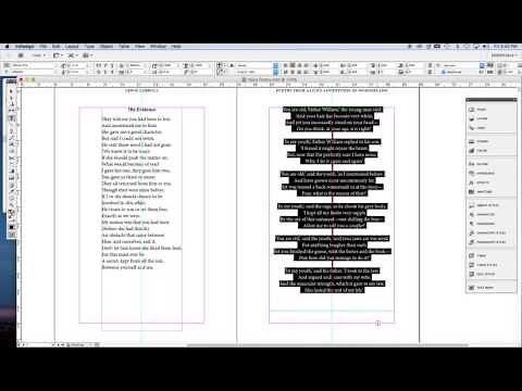 Typesetting a Poetry Book