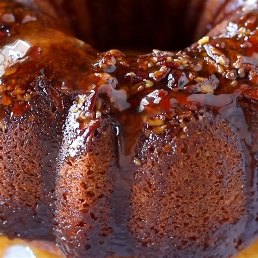 *Recipe in Comments* Buttered Rum Cake is rich, buttery, and soaked in a sweet rum sauce, making it a delicious choice for dessert or a cozy afternoon bite. | Melissa's Southern Style Kitchen
