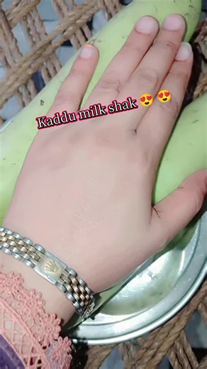 Kaddu Milk Shake Recipe