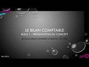 cours de comptabilité financière : le bilan comptable