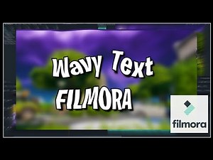 How to do WAVY TEXT effect Like NUMBY and CLERKE In FILMORA 9 (Tutorial @ 25 likes)