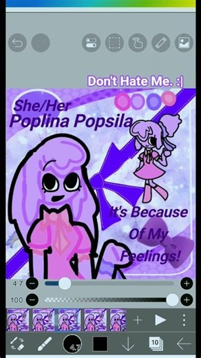 Poplina Version!! | #Rant #OCs #Purple