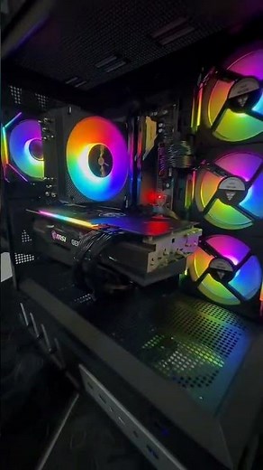 Ryzen 7 7700 with RTX 3070 TI in Golden Field Parallel World Case
