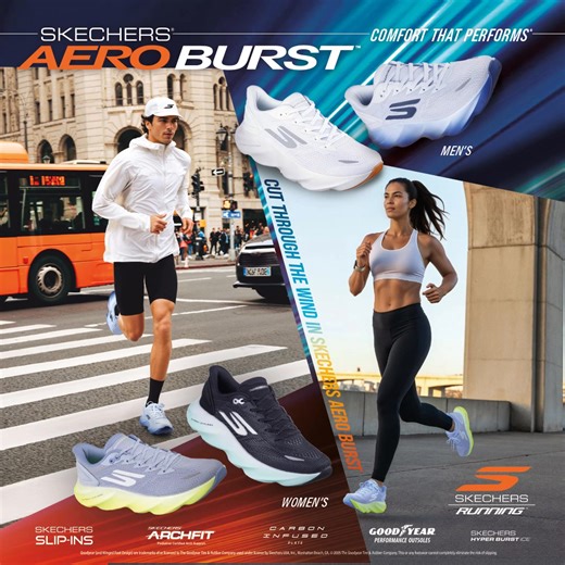 Fast fit, zero pause. Easy wear meets everyday speed in the Skechers Aero Series, made to keep you moving. | SKECHERS