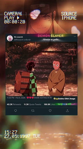 ❤ SABKO DIKH JAEGA #anime #shorts #editing #rvsearch #demonslayer