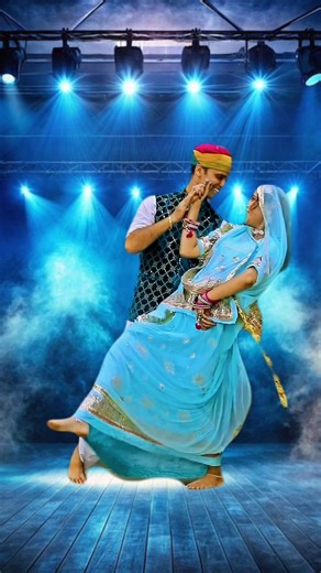 Authentic Rajasthani Folk Dance - Pure Elegance! ❤️#dance #viralvideo
