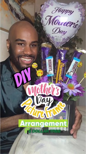 Let’s make this easy DIY floral/candy arrangement Mother’s Day Gift! #MothersDayGiftIdeas #DIY #DollarTree #MothersDay #FYP @Dollar Tree