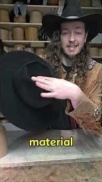 making a coffin top cowboy hat #cowboyhat #westernhat #westernwear #customhats