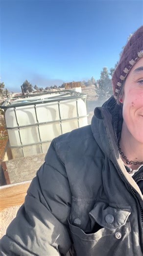 this is our current solution to water for the polypay sheep as they graze further and further from our well. as we get into steeper land i have an idea for how i want to water them in the future that doesn’t involve the trailer, but that will be a video for another day! #homesteading #farmher #sheeptok #homestead #sheeptok