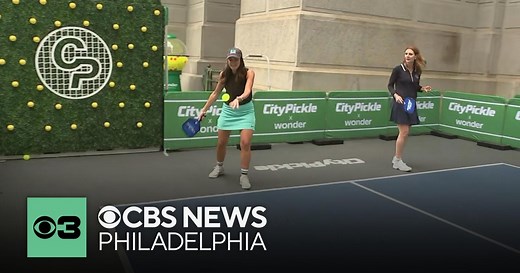 CityPickle brings pickleball courts back to Dilworth Park in Philadelphia
