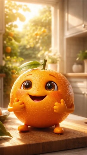You’ve Never Seen a Talking Orange Like This 😮🍊