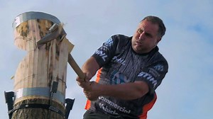 Tasmania's wood-chopping power couple