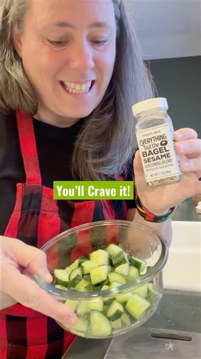 Trader Joe’s Everything But the Bagel Cucumber Salad