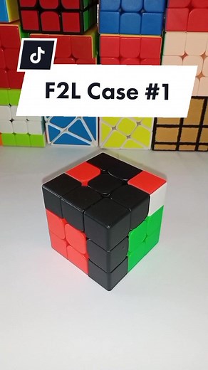 F2L Case 1 ( May 28, 2023 ) #rubikscube #algorithm #fyp