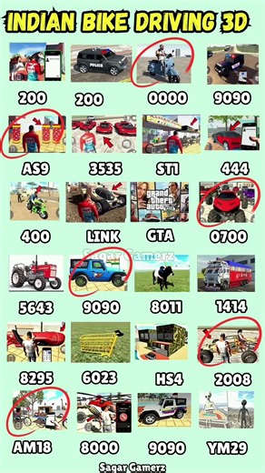Top Real code 💥 Indian bike driving 3d all new cheat code update + plugin cheat code