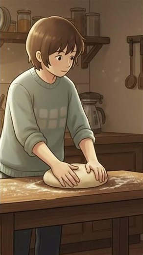 Snow Falling Outside the Window ❄️🍵 #ai #shorts