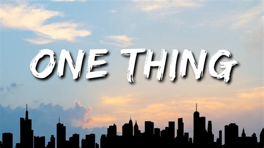 One Direction - One Thing (歌词)
