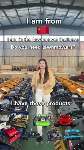 Check this out！Tracked RClawnmower no more manual pushing! Remote control everything, mow like a pro