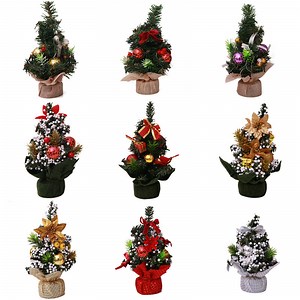 [Hot Item] Small Christmas Ornaments Mini Xmas Tree Desktop Decor Pine Cone Christmas Tree for Party Supply