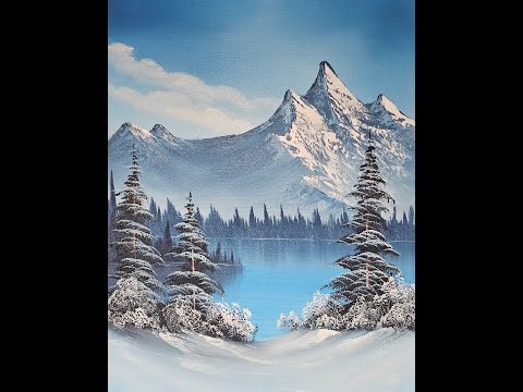 Painting Bob Ross style with Certified Instructor® Ted Simpson