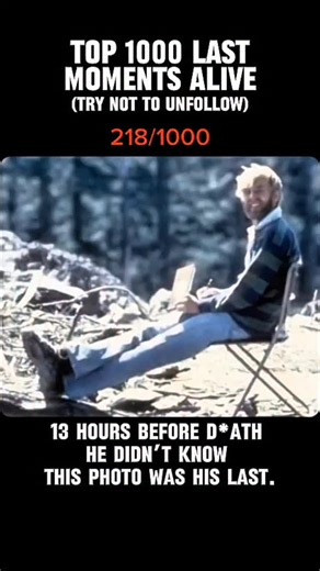 lastmomentsalive on Instagram: "On May 18, 1980, Mount St. Helens erupted in one of the deadliest volcanic disasters in U.S. history. This haunting image is Johnston’s final photograph, taken just 13 hours before the eruption. Stationed near the volcano, volcanologist David A. Johnston famously radioed, “Vancouver, Vancouver, this is it,” moments before a massive lateral blast erased his position. He was among the 57 people killed as the explosion flattened forests, reshaped the mountain, and se