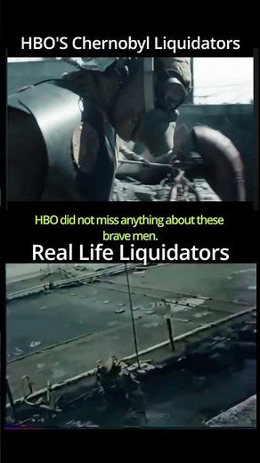 Chernobyl Liquidators (HBO vs Real Life)
