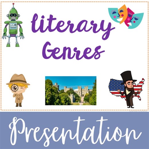 Literary Genres PowerPoint Presentation | ELA Teaching Resources