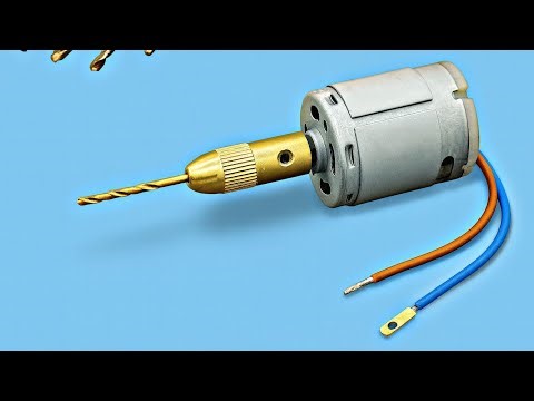 Amazing DIY Mini Drill Machine Using Waste Material | Electric Drill from DC Motor