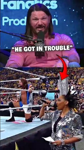 John Cena got in Trouble for that AJ Styles Introduction 😳