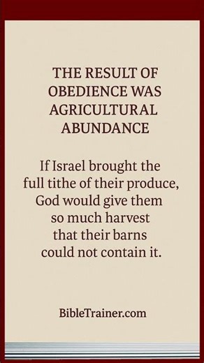 Malachi 3:7-12 Explained--The Result of Obedience Was Agricultural Abundance | Dr. Timmy Tezeno