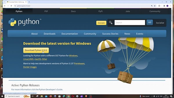 How to install Python 3.12.2 on Windows 10