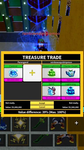 W/L?. Control Trade! 🤪🐲😃 #roblox #bloxfruits #shorts #trending