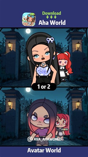 #ahaworld #avatarworld ❤️💙 No more no more #tocaboca #animation #shorts #fypシ